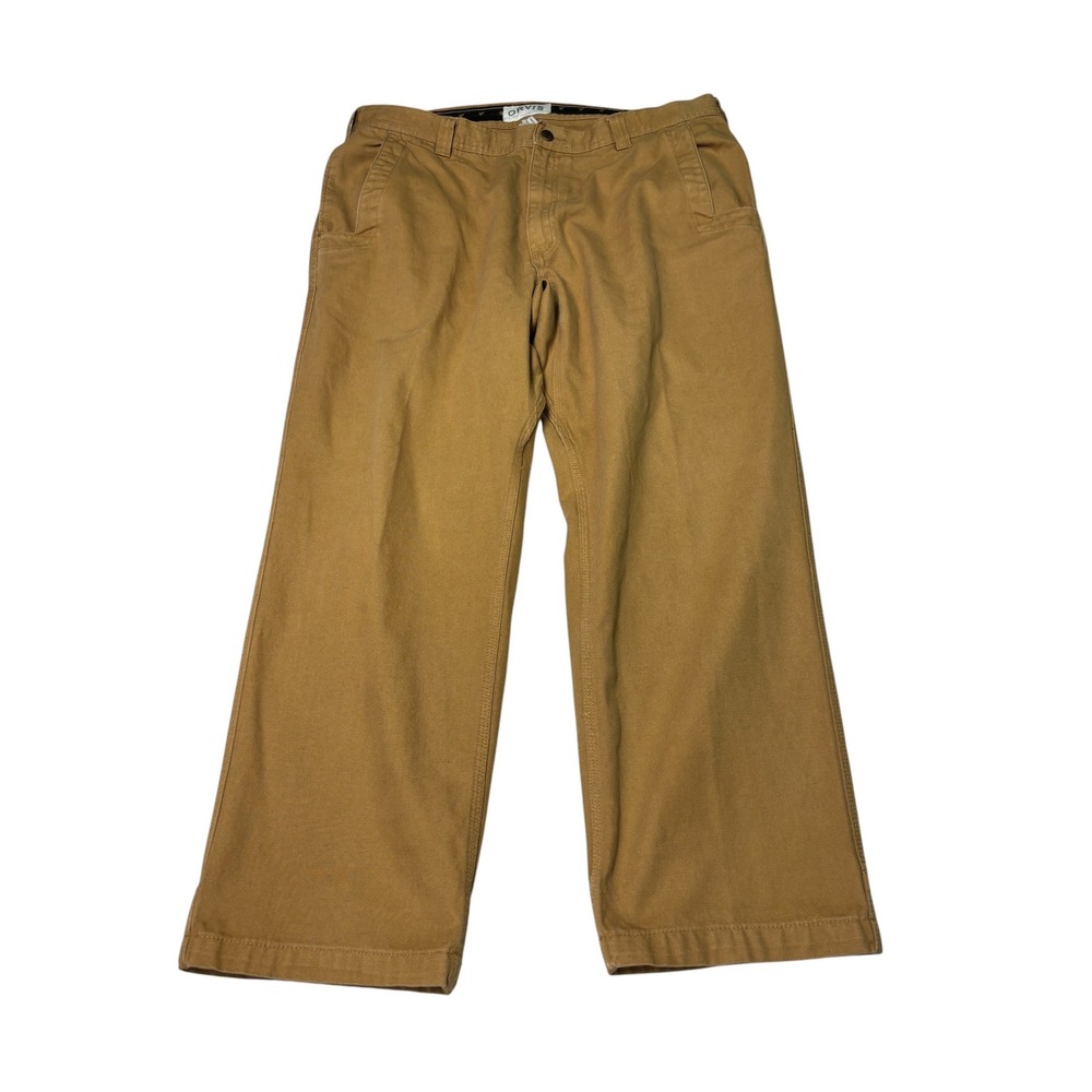 Orvis Sporting Traditions Mens 40x30 Tan Cotton Canvas Work Pants OR3E0K-30